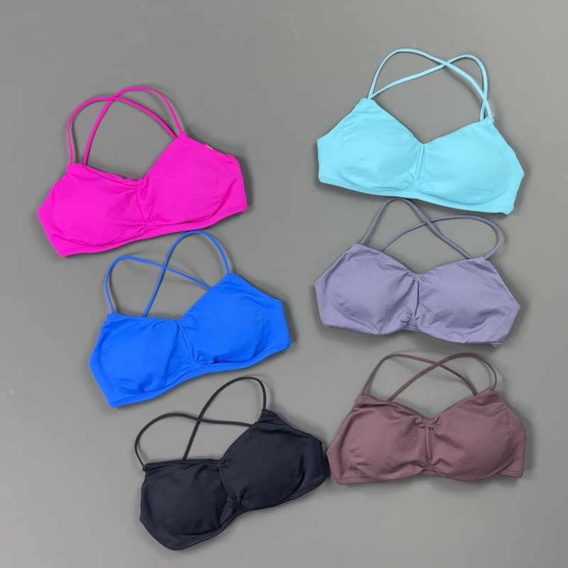Aquatic Sports Bra - HISTELLO Ön Dantelli Çapraz Geri Spor